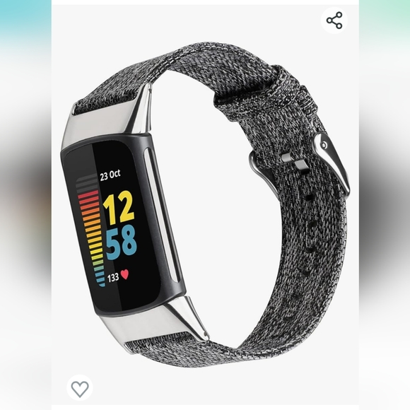 Fitbit Charge 6 Replacement Canvas Bands for Women or Men - Picture 1 of 1